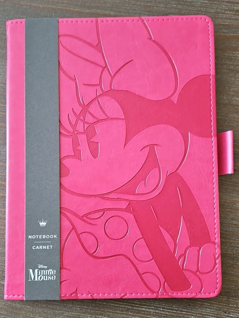 Hallmark Disney Minnie Mouse Pink Embossed Notebook